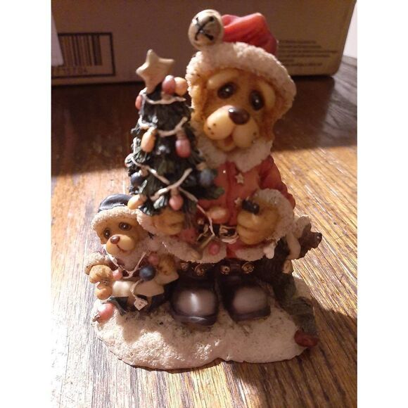 Vintage Barkley Crossing Santa Paws BC78605 Dog Santa Puppy Christmas Holiday - Picture 2 of 7